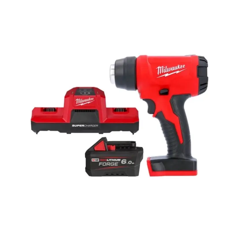 Milwaukee M18BHG KIT29 18V Cordless Compact Heat Gun With 1 x 6.0Ah Battery & Charger