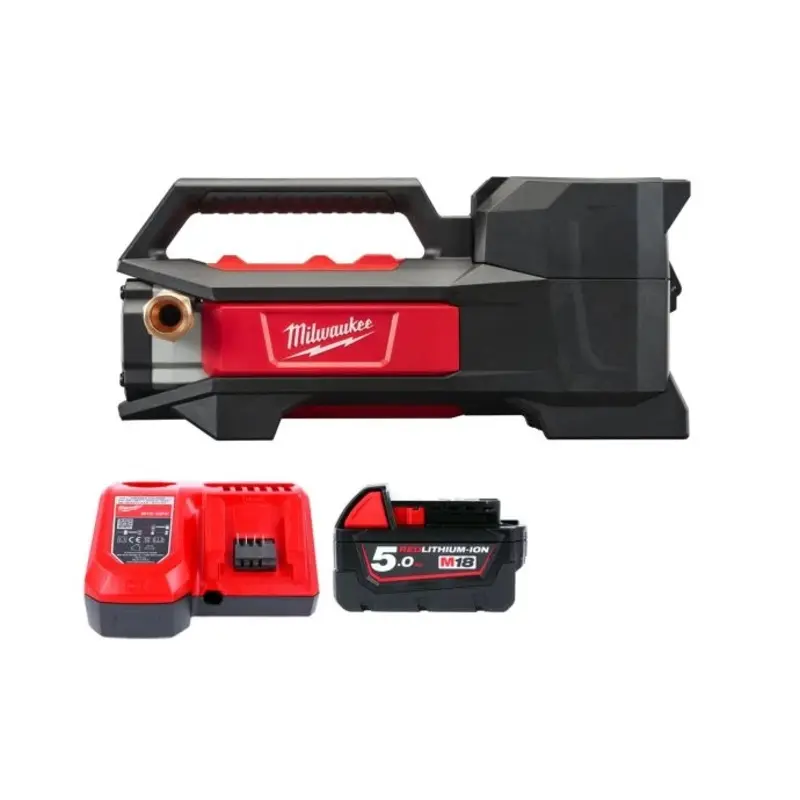 Milwaukee M18BTP-0 18V Cordless Transfer Pump With 1 x 5.0Ah Battery & Charger