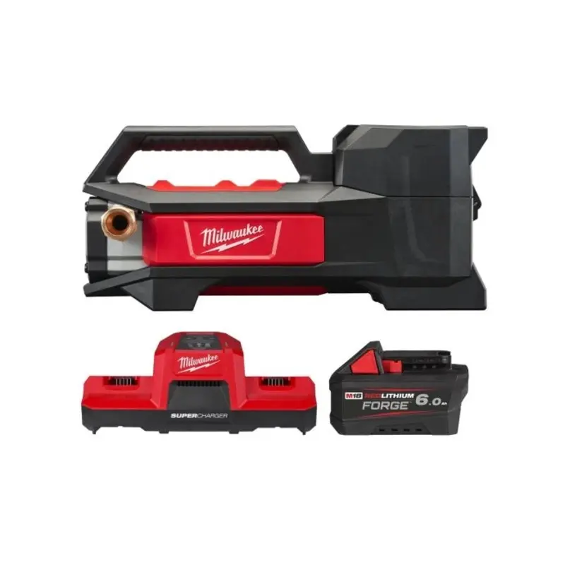 Milwaukee M18BTP 18V Cordless Transfer Pump With 1 x 6.0Ah Battery & Charger