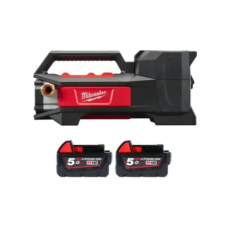 Milwaukee M18BTP 18V Cordless Transfer Pump With 2 x 5.0Ah Batteries