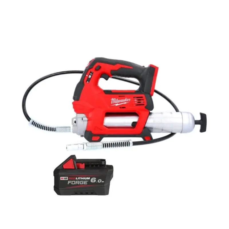 Milwaukee M18GG 18V Cordless Grease Gun With 1 x 6.0Ah Battery