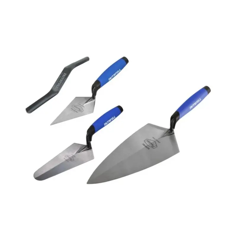 Faithfull FAIPTFSET4 4 Piece Professional Brick Trowel Set