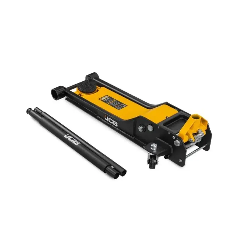 JCB 2T Commercial Low Profile, Double Pump/Quick Pump Long Trolley Jack