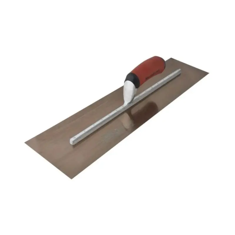 Marshalltown MXS205GD  20 x 5" DuraSoft Handle Golden Stainless Steel Finishing Trowel