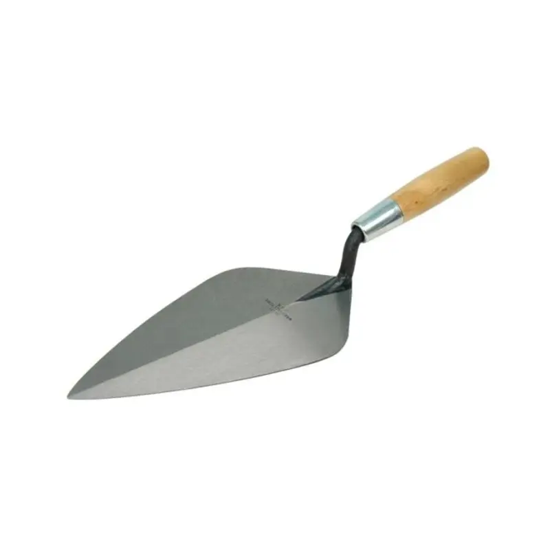 Marshalltown M/T341012 34 Wide London Pattern Brick Trowel - Wooden Handle 10.1/2in