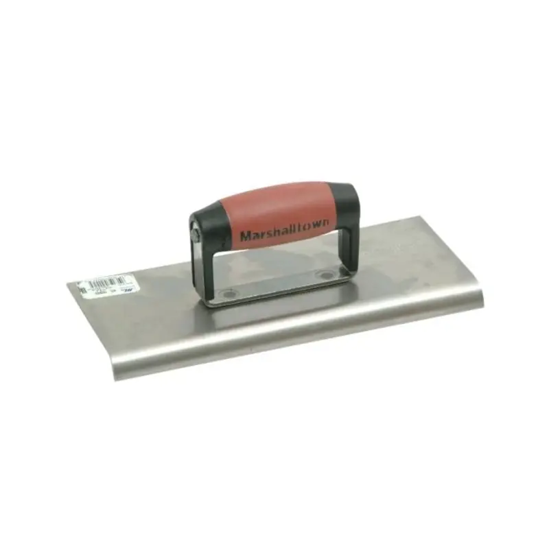 Marshalltown M/T192SSD M192SS Stainless Steel Cement Edger DuraSoft Handle - 10 x 4in