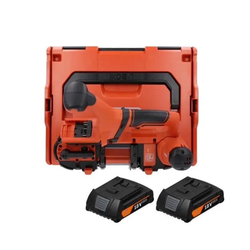 Fein ABAS 18-63 AS 18V Cordless Band Saw 63.5 mm With 2 x 2Ah Batteries & Case