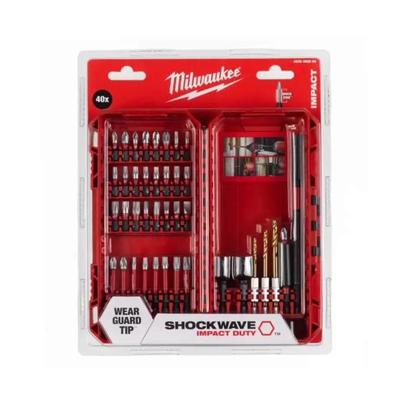 Milwaukee 4932492004  Shockwave Impact Duty Screwdriver Bit Set 40 Piece