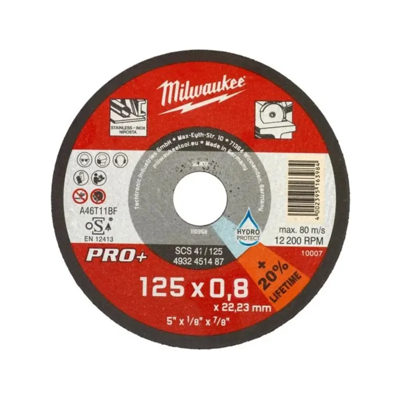 Milwaukee 4932498201 Thin Metal Cutting Disc 125mm