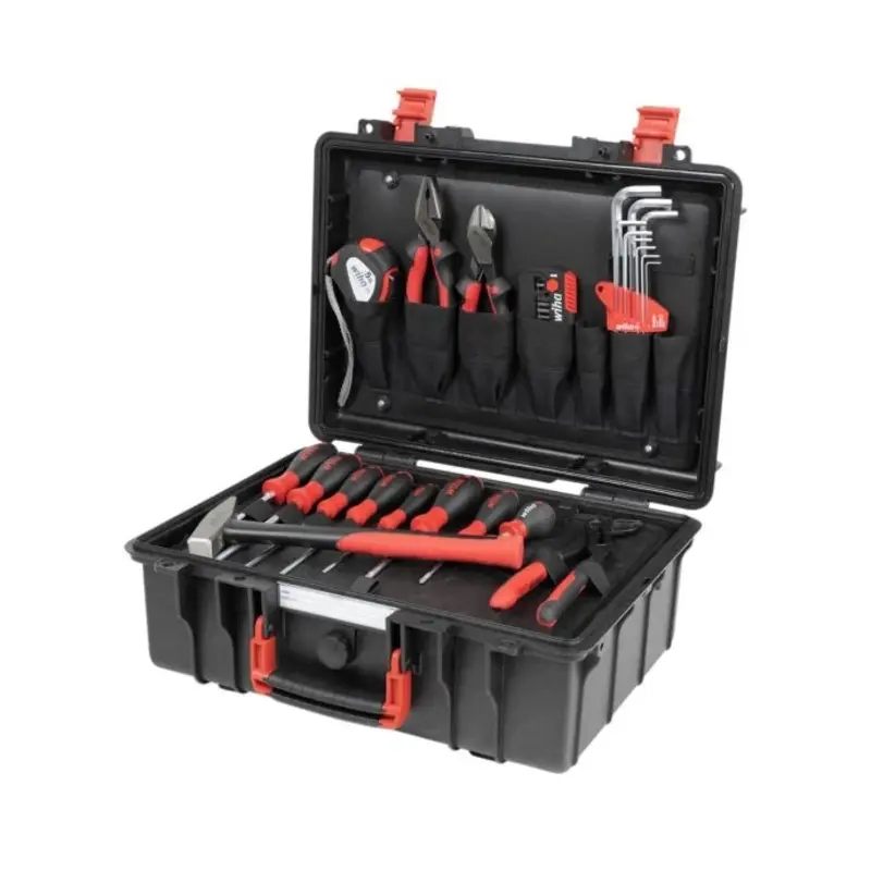 Wiha WHA45531 L Mechanic Basic Tool Set, 38 Piece In Case