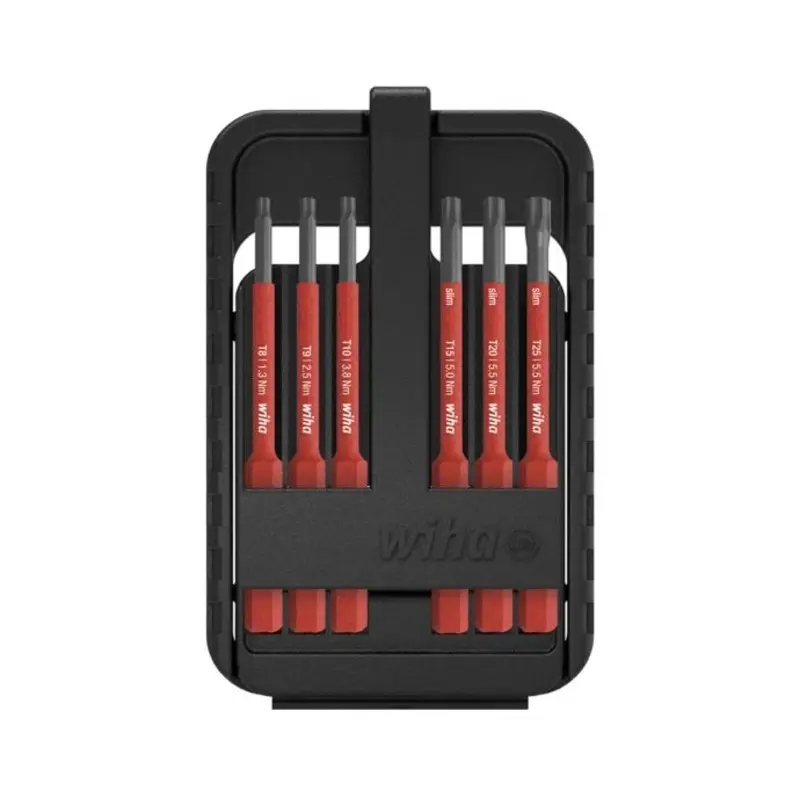 Wiha WHA43153 slimBit electric TORX 7 Piece Bit Set