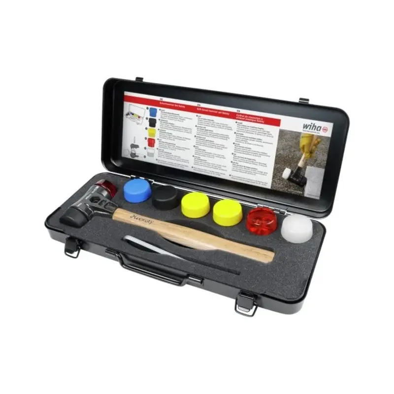 Wiha WHA44008 Assorted Hammer Face Set 9 Piece