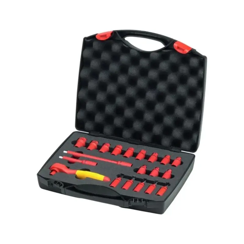 Wiha WHA43025 Insulated 1/4in 21 Piece Ratchet Wrench Set in Case
