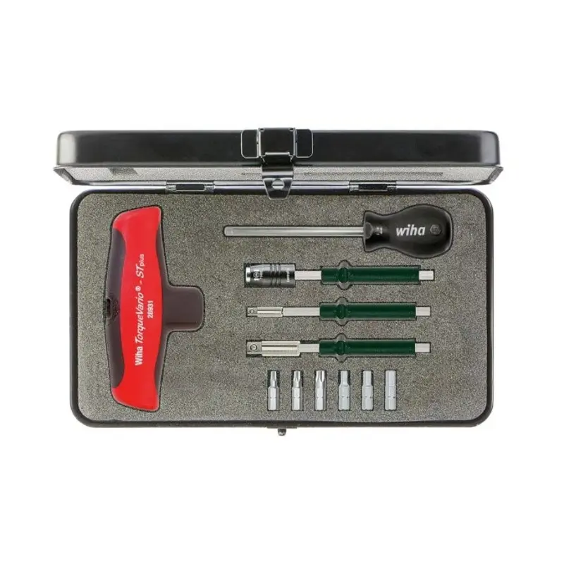 Wiha WHA29234 TorqueVario-S T Screwdriver Set, 11 Piece