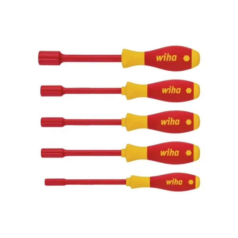 Wiha WHA29466 SoftFinish Hex Nut Driver Set, 6 Piece