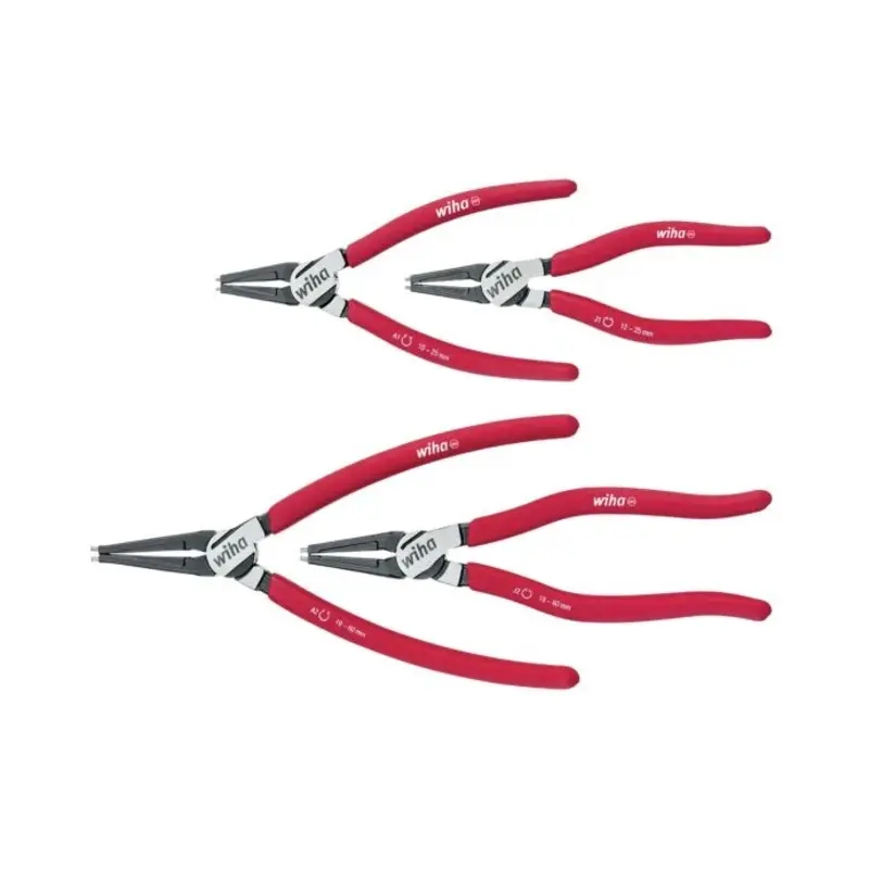 Wiha WHA34708 MagicTips Circlip 4 Piece Pliers Set