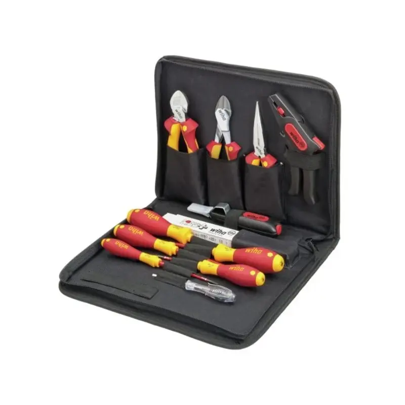 Wiha WHA36389 Electrician Tool Set, 13 Piece
