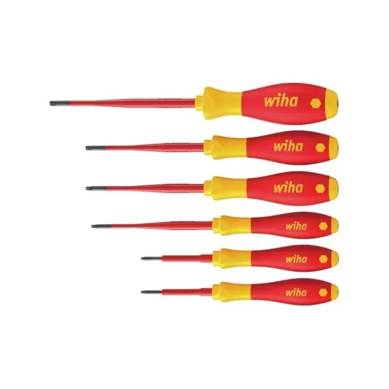 Wiha WHA36558 SoftFinish Screwdriver Set, 6 Piece