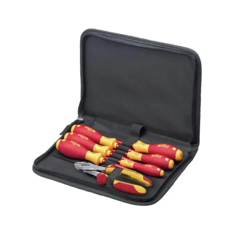Wiha WHA38020 electrician Tool Set, 7 Piece