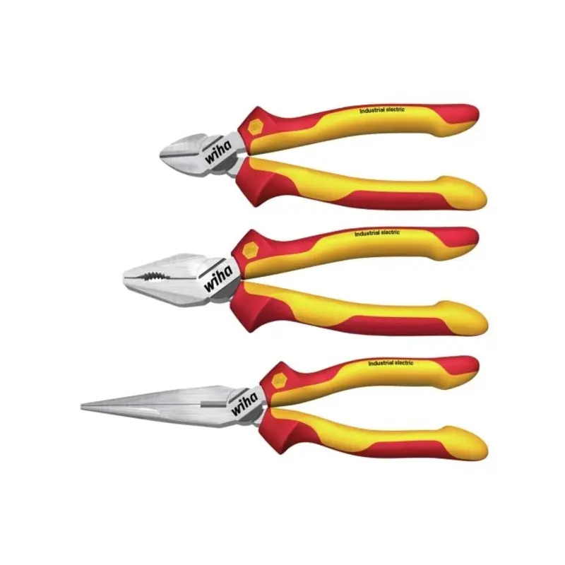 Wiha WHA38637 Industrial electric 3 Piece Pliers Set