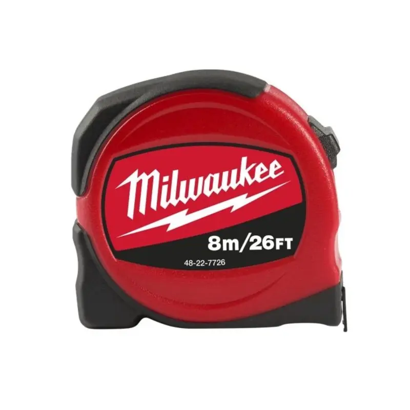 Milwaukee 48227726  S8-26/25 8m /26ft Slimline Tape Measure