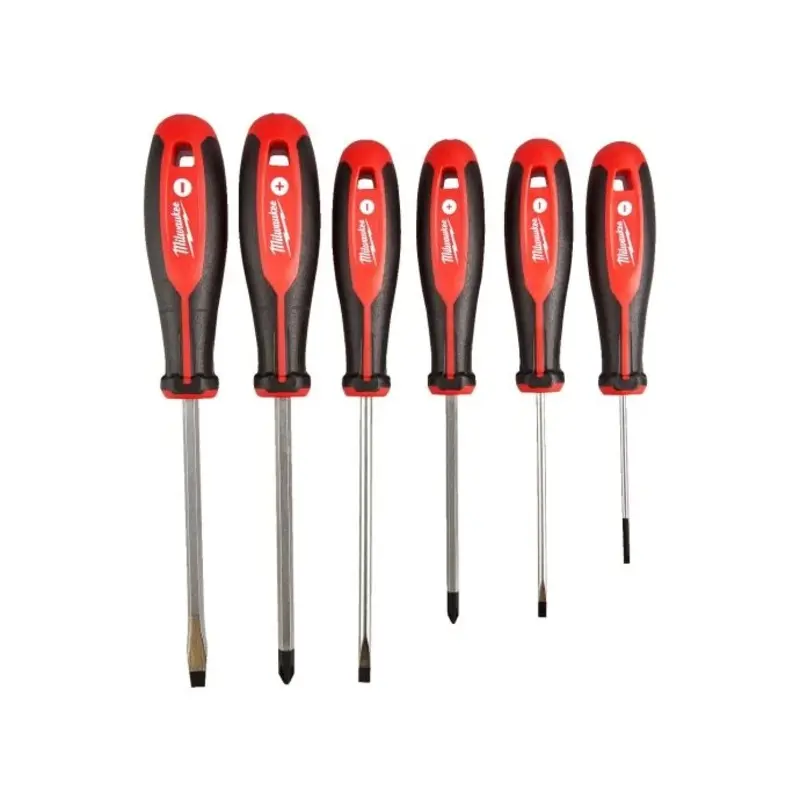 Milwaukee 4932471807 6 Pieces Tri Lobe Screwdriver Set Phillips & Slotted