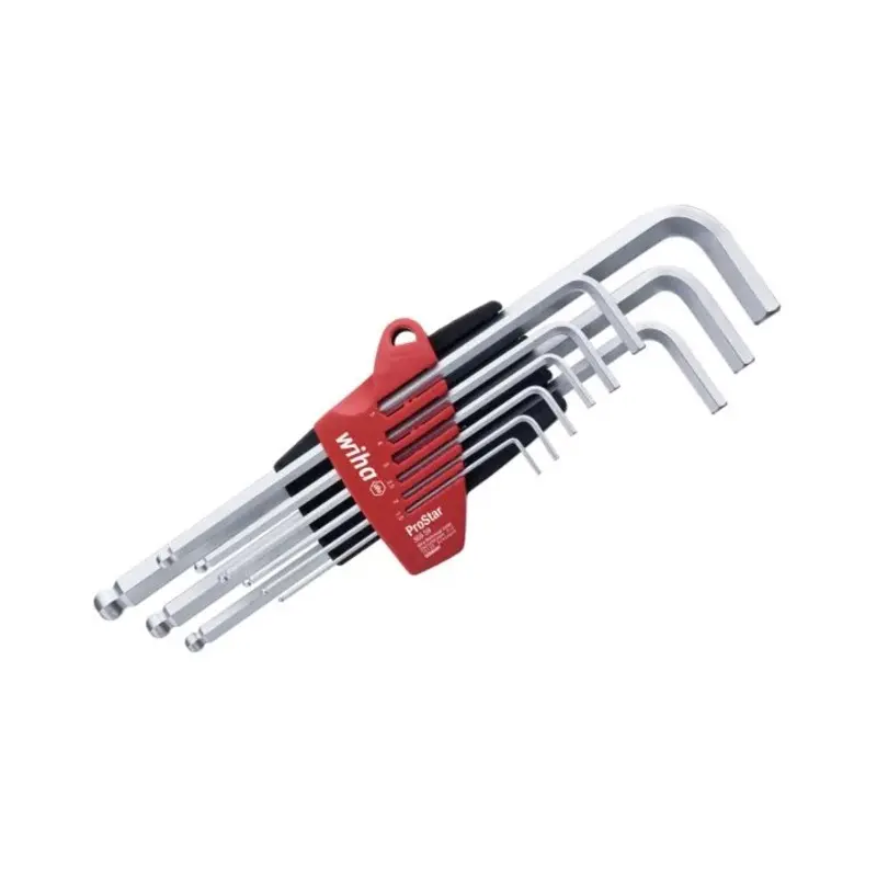 Wiha WHA07192 ProStar Hex Ball End L-key Set 9 Piece
