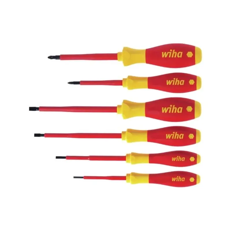 Wiha WHA25477 SoftFinish Screwdriver Set, 6 Piece
