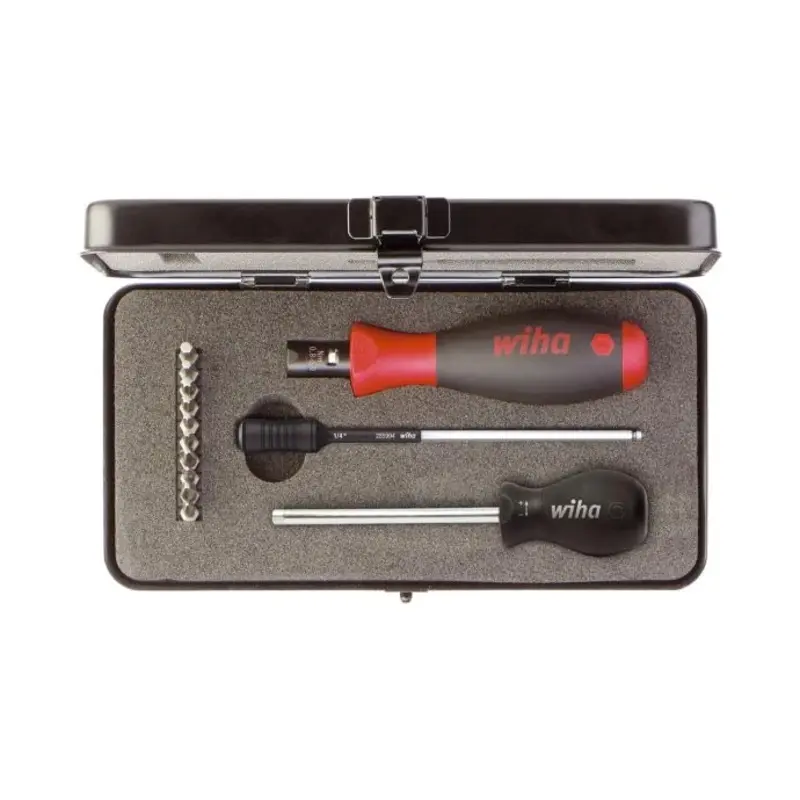 Wiha WHA26893 TorqueVario-S Screwdriver Set, 14 Piece