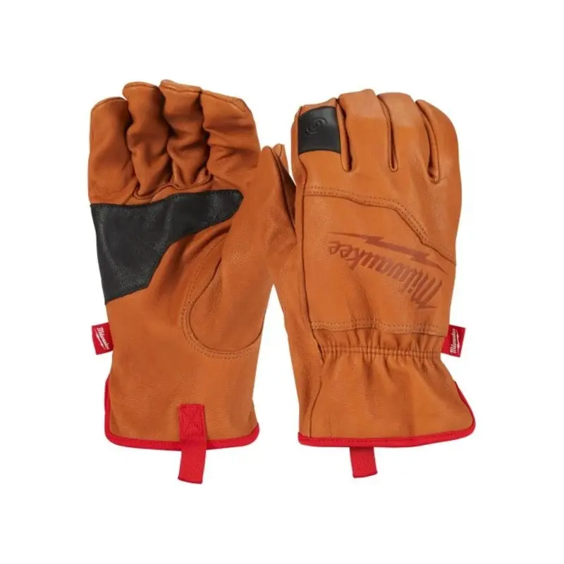 Milwaukee Brown Goatskin Leather Gloves