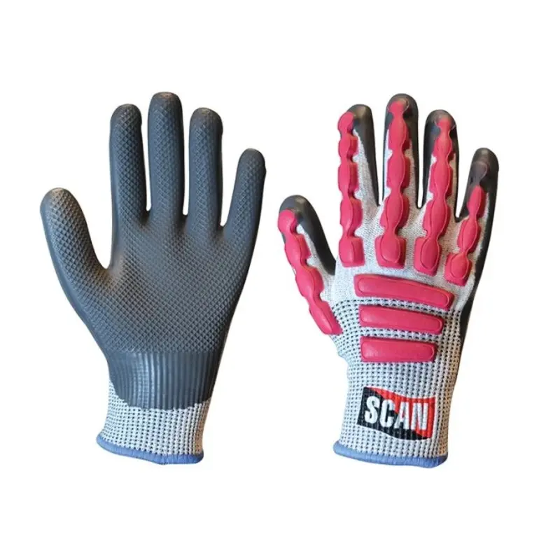 Scan Anti-Impact Latex Cut 5 Gloves