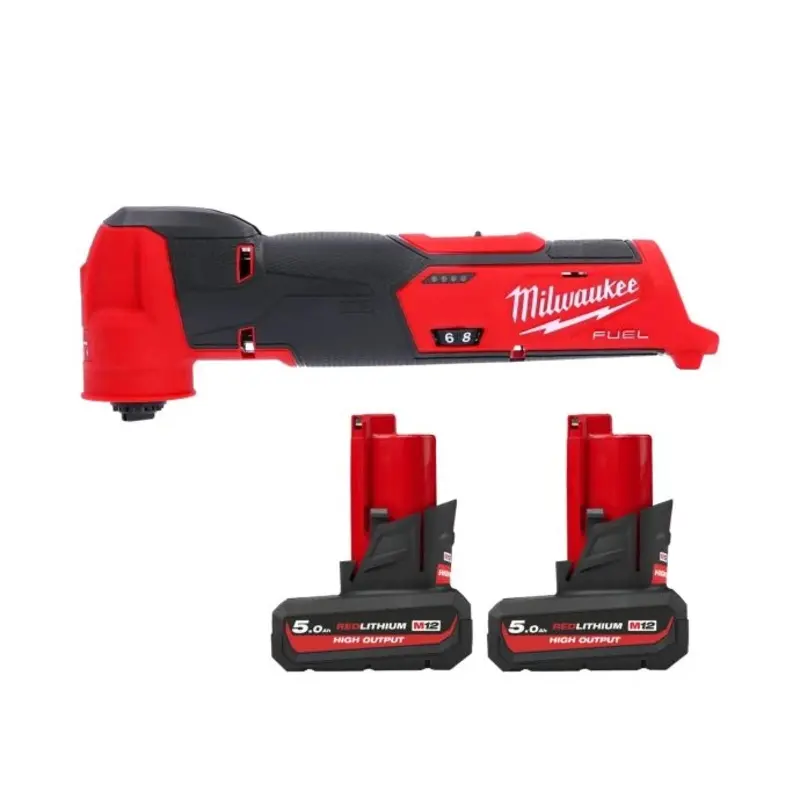 Milwaukee M12FMT 12V Cordless Fuel Multi Tool With 2 x 5.0Ah Batteries