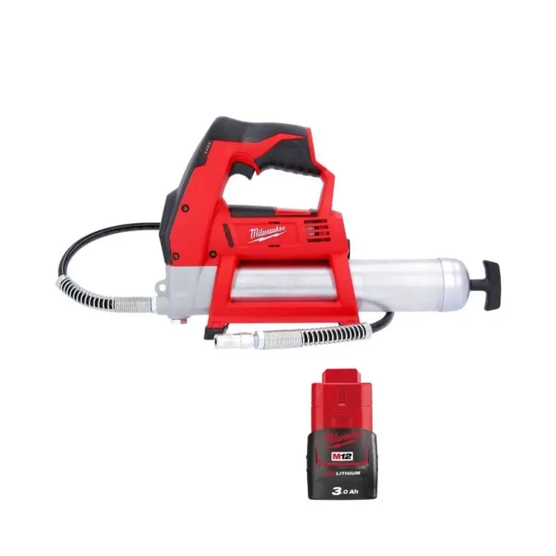 Milwaukee M12GG 12V Cordless Grease Gun With 1 x 3.0Ah Battery