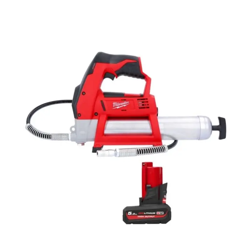 Milwaukee M12GG 12V Cordless Grease Gun With 1 x 5.0Ah Battery