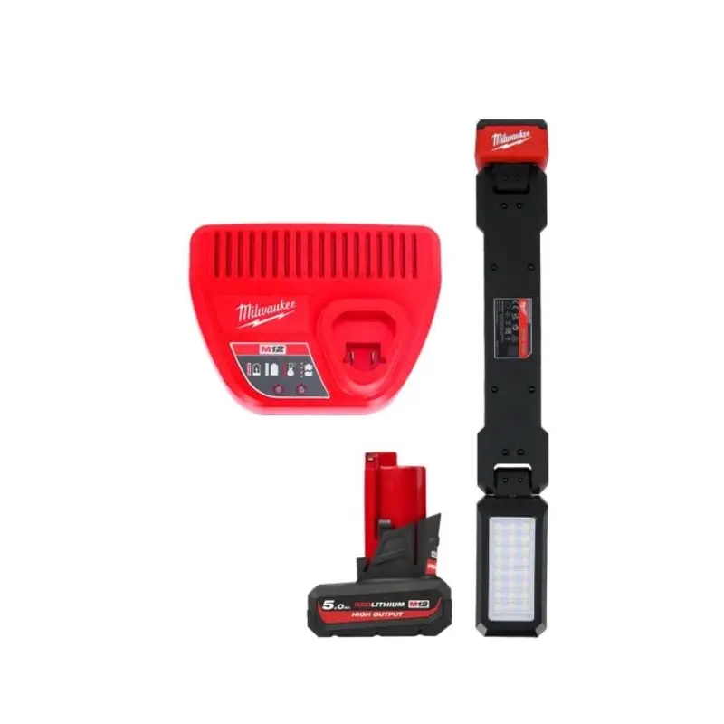 Milwaukee M12UCL 12V Under Carriage Work Light With 1 x 5.0Ah Battery & Charger