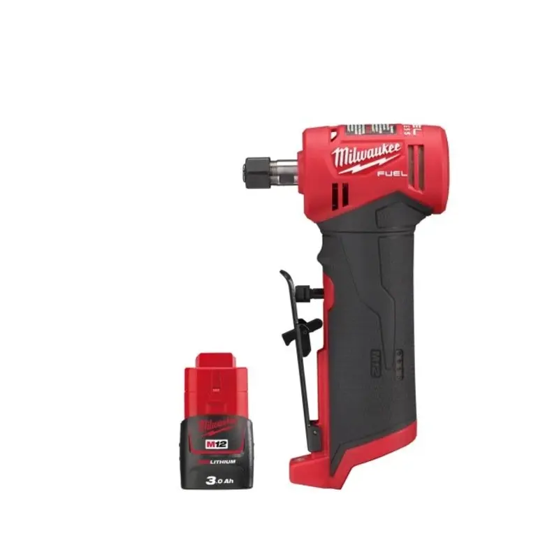 Milwaukee M12FDGA 12V Cordless Fuel Angled Die Grinder With 1 x 3.0Ah Battery