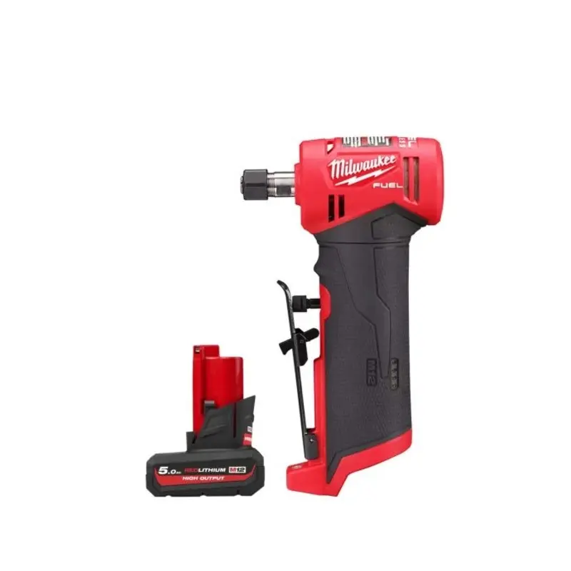 Milwaukee M12FDGA 12V Cordless Fuel Angled Die Grinder With 1 x 5.0Ah Battery