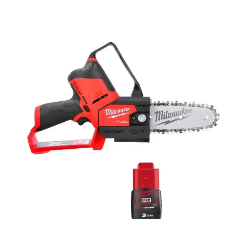 Milwaukee M12FHS 12V Fuel Hatchet Pruning Saw With 1 x 3.0Ah Battery