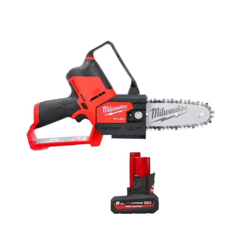 Milwaukee M12FHS 12V Fuel Hatchet Pruning Saw With 1 x 5.0Ah Battery