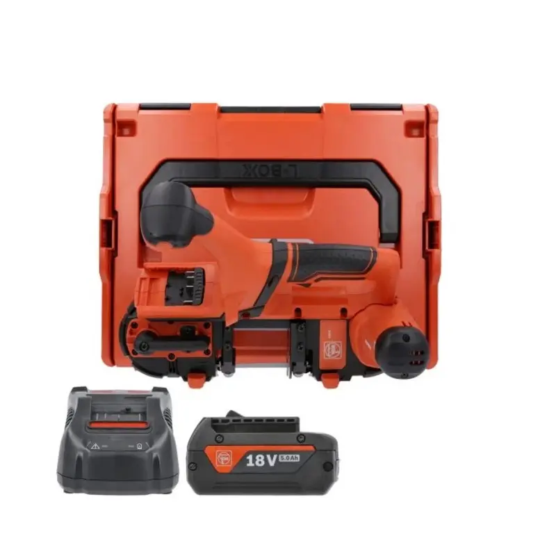 Fein ABAS 18-63 AS 18V Cordless Band Saw 63.5 mm With 1 x 5Ah Battery, Charger & Case