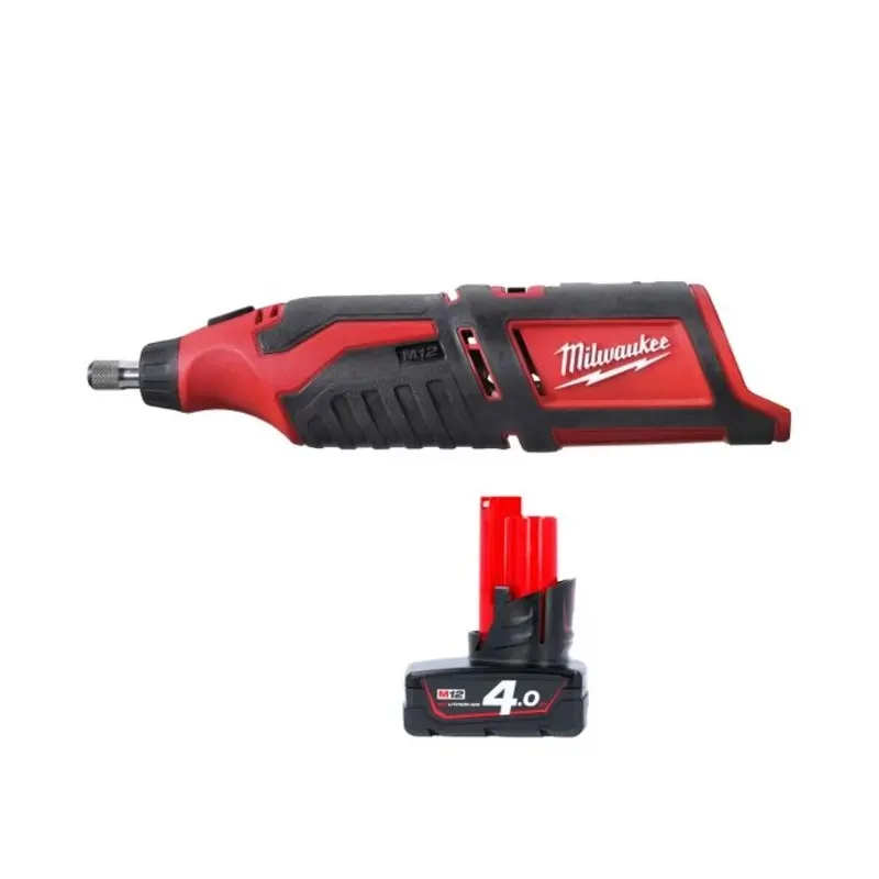 Milwaukee C12RT 12V Cordless Rotary Multi Tool With 1 x 4.0Ah Battery
