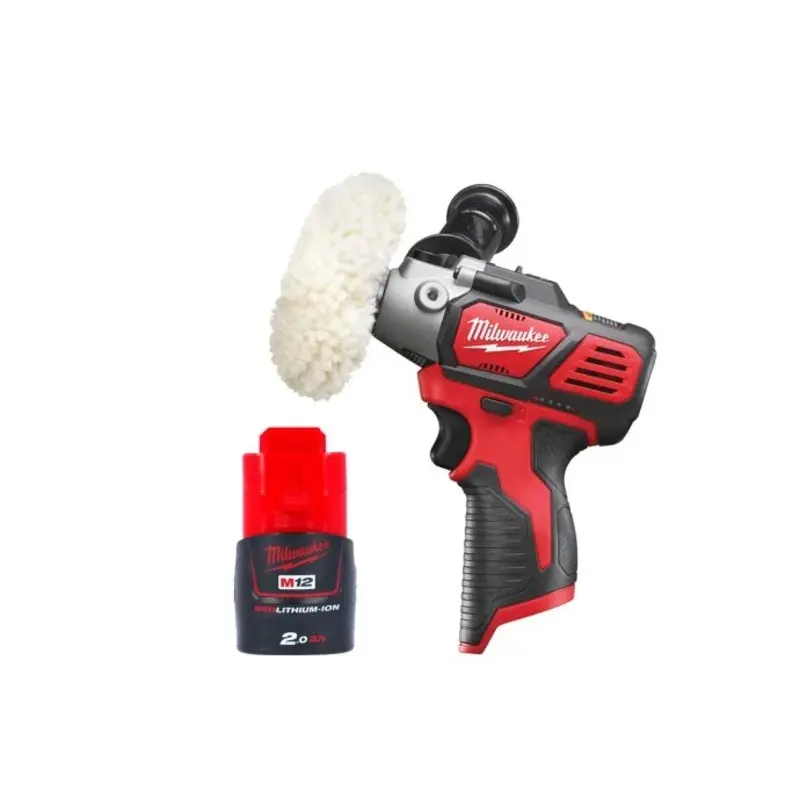 Milwaukee M12BPS M12 12V Cordless Sub Compact Polisher / Sander With 1 x 2.0Ah Battery