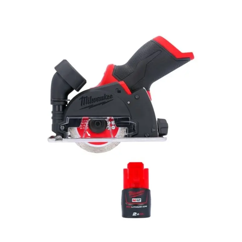 Milwaukee M12FCOT 12V Fuel Multi Material Cut Off Tool 76mm With 1 x 2.0Ah Battery