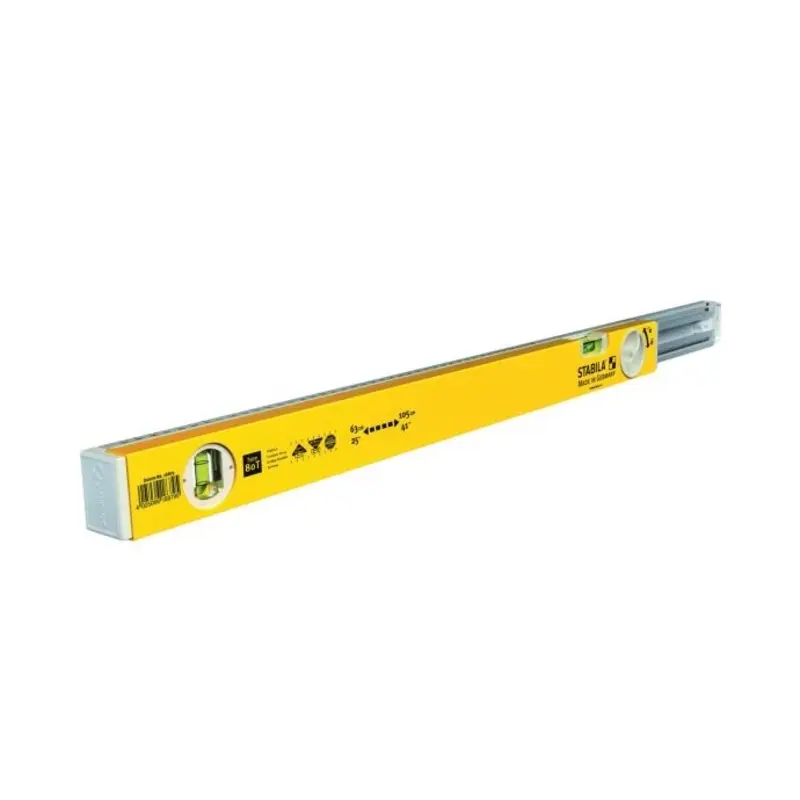 Stabila STB80T63 63-105cm 2 Vials Telescopic Spirit Level