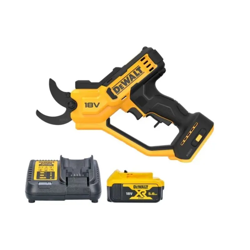 DeWalt DCMPP568 18V XR Cordless 38mm Pruner With 1 x 5.0Ah Battery & Charger