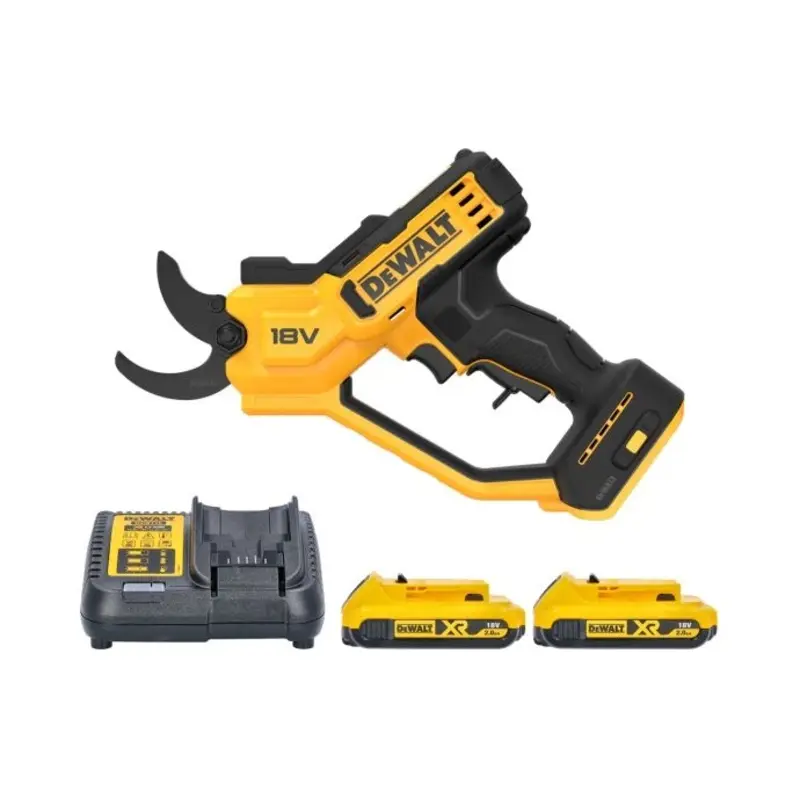 DeWalt DCMPP568 18V XR Cordless 38mm Pruner With 2 x 2.0Ah Batteries & Charger