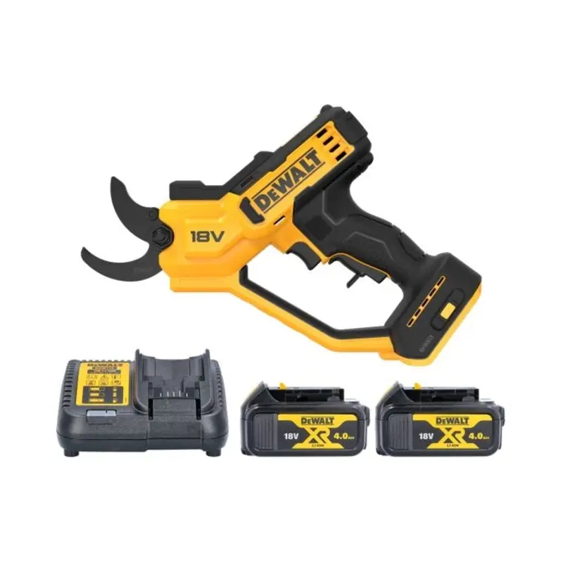 DeWalt DCMPP568 18V XR Cordless 38mm Pruner With 2 x 4.0Ah Batteries & Charger