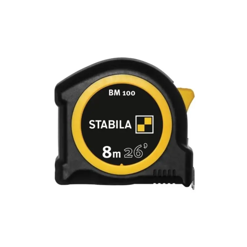 Stabila STB19580 BM 100 Compact 8m/26ft Pocket Tape