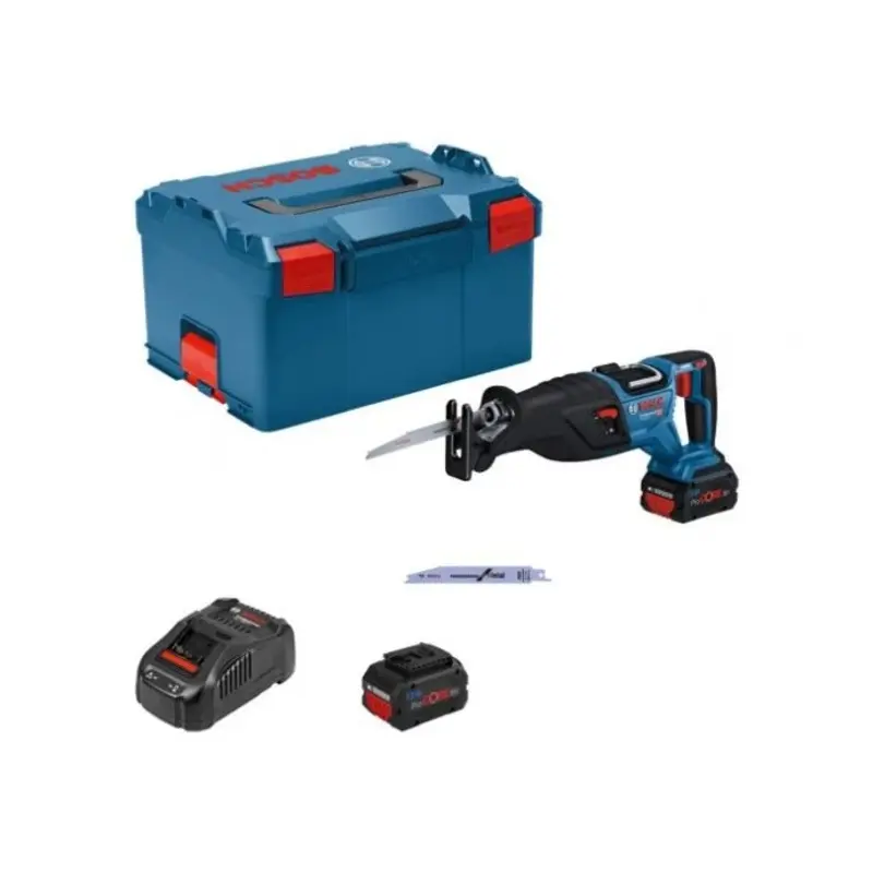 Bosch GSA18V285.5AHKIT 18V 2x 5Ah BL Recip Saw L-BOXX Kit