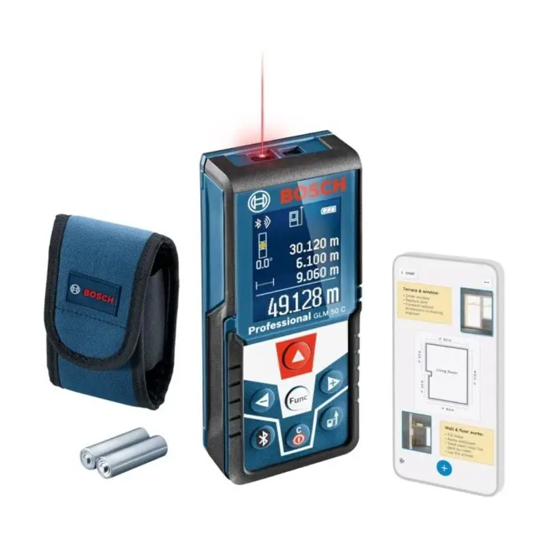 Bosch laser measure GLM 50 C & Stud Finder GMS 120